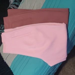 2 high waisted ZARA tapered leg pants